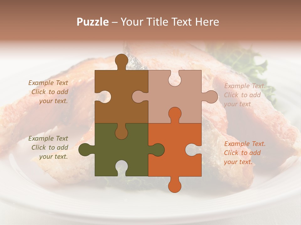 Greens Cuisine Diet PowerPoint Template