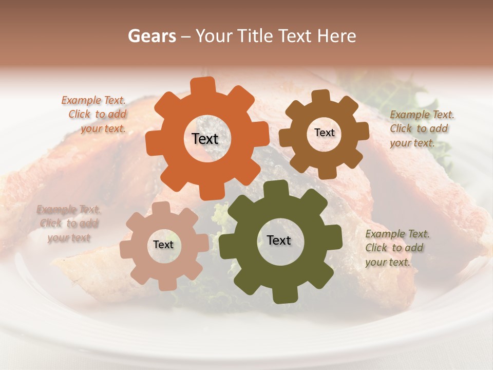 Greens Cuisine Diet PowerPoint Template