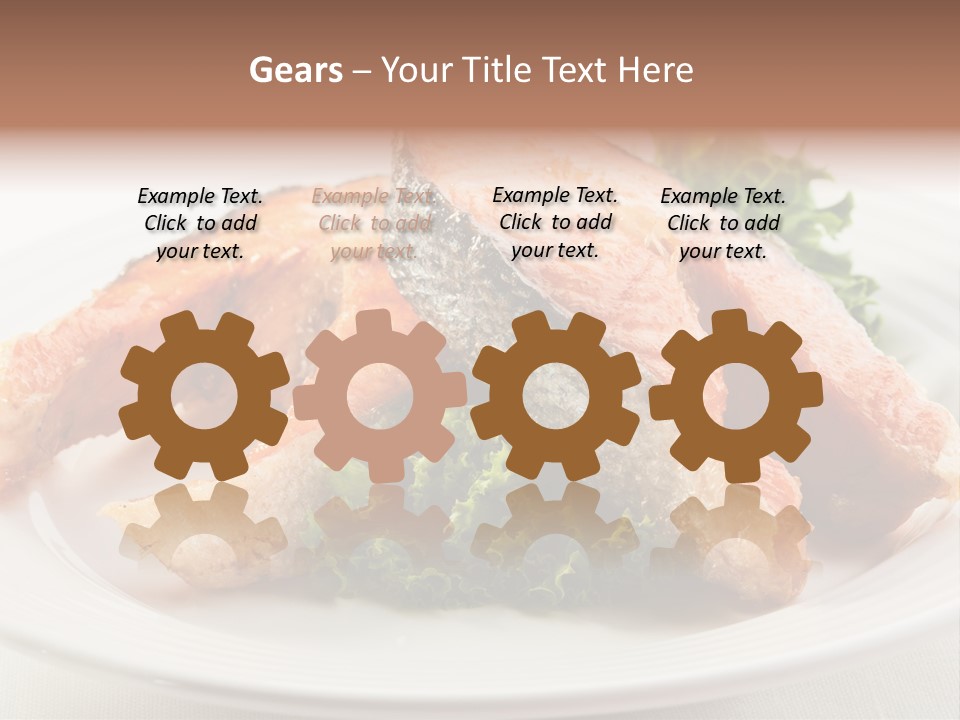 Greens Cuisine Diet PowerPoint Template