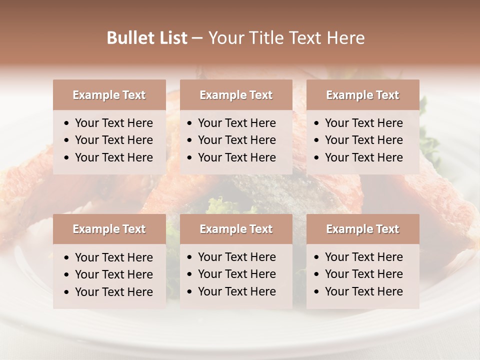 Greens Cuisine Diet PowerPoint Template