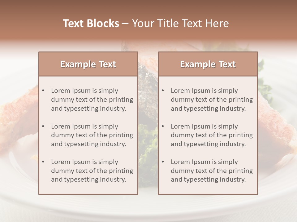 Greens Cuisine Diet PowerPoint Template