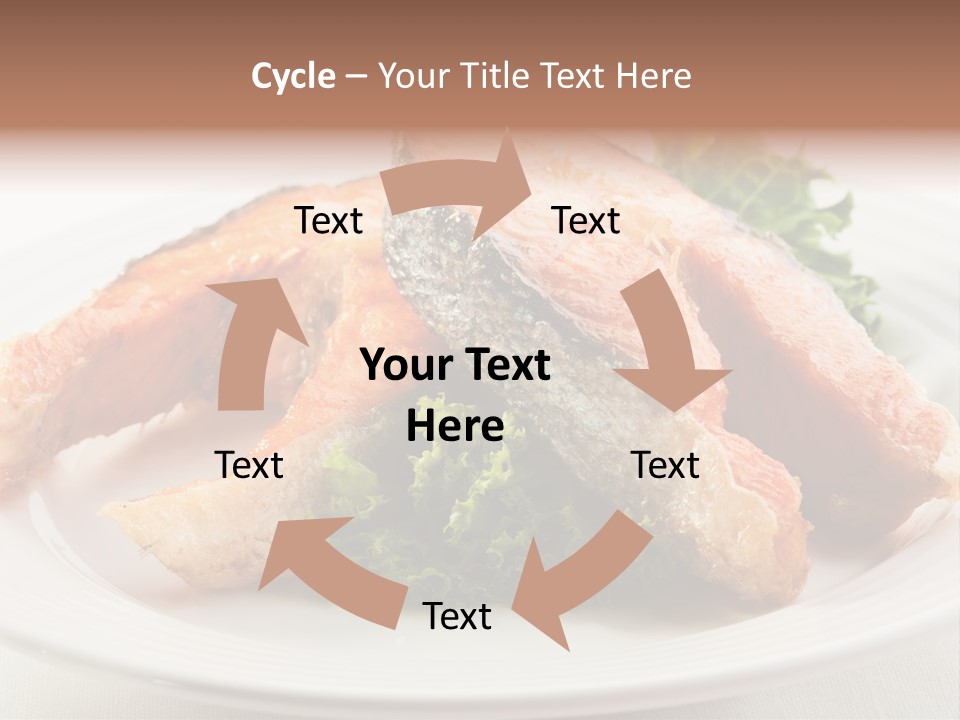 Greens Cuisine Diet PowerPoint Template