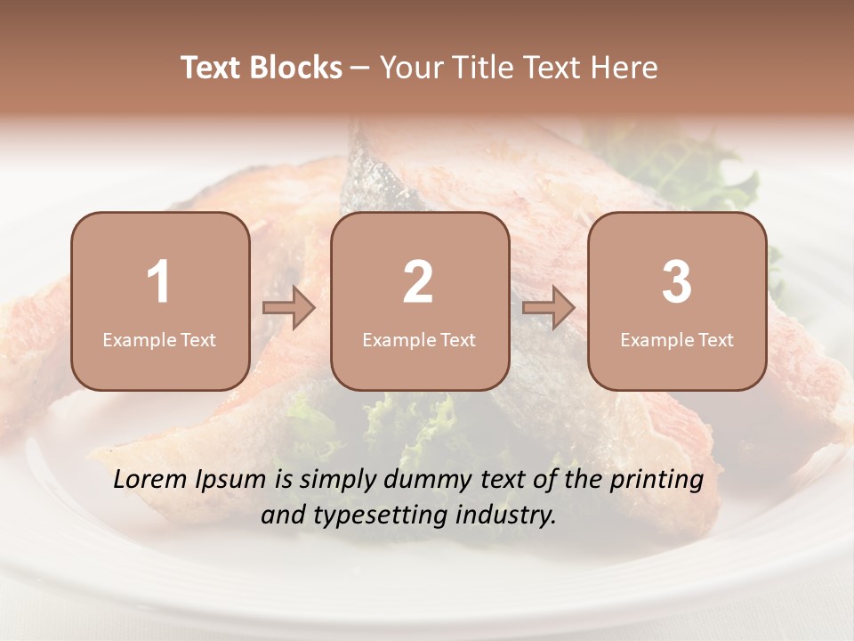 Greens Cuisine Diet PowerPoint Template