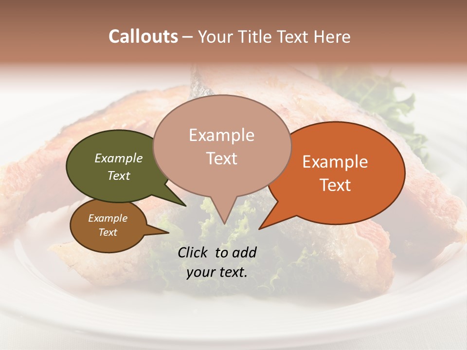 Greens Cuisine Diet PowerPoint Template