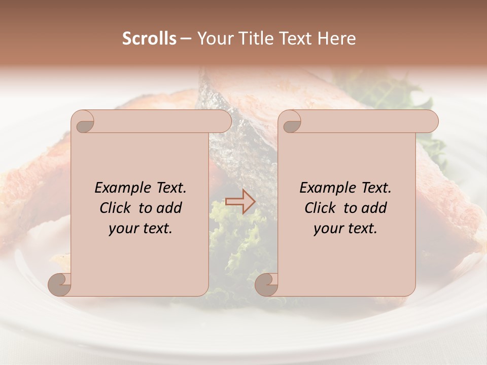 Greens Cuisine Diet PowerPoint Template