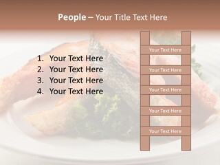 Greens Cuisine Diet PowerPoint Template