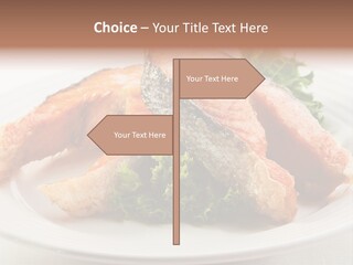 Greens Cuisine Diet PowerPoint Template