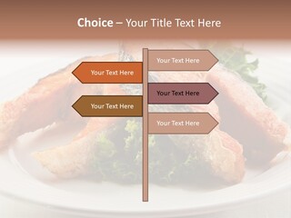 Greens Cuisine Diet PowerPoint Template