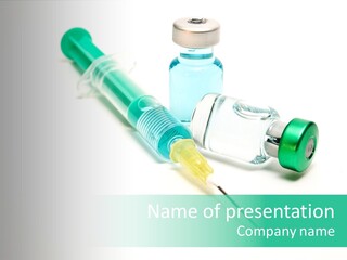 Healing Tablets Vials PowerPoint Template