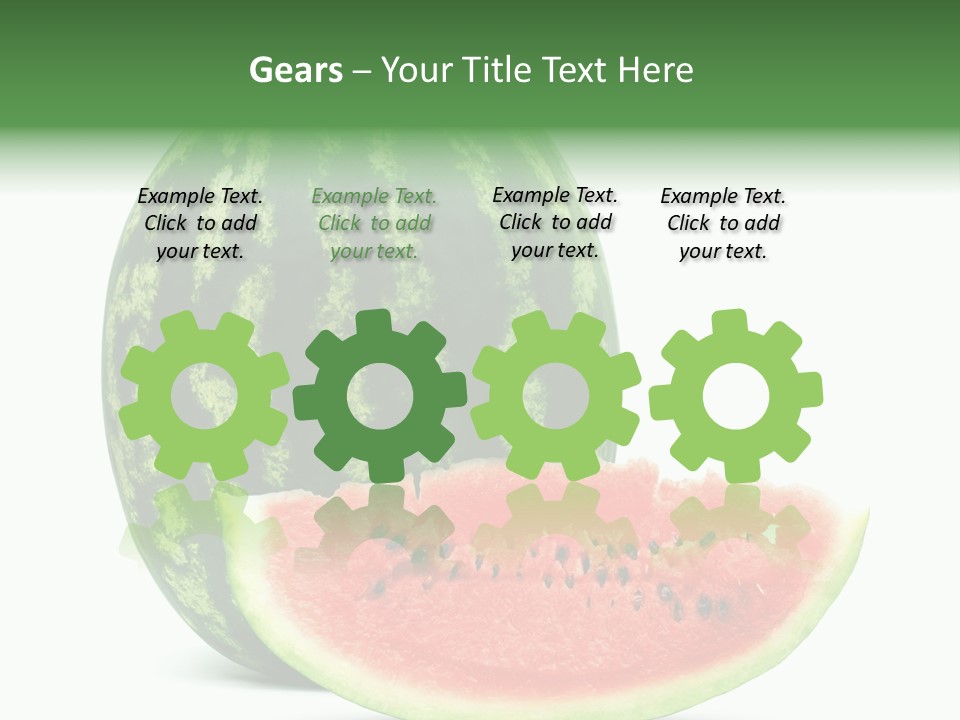 White Healthy Juicy PowerPoint Template