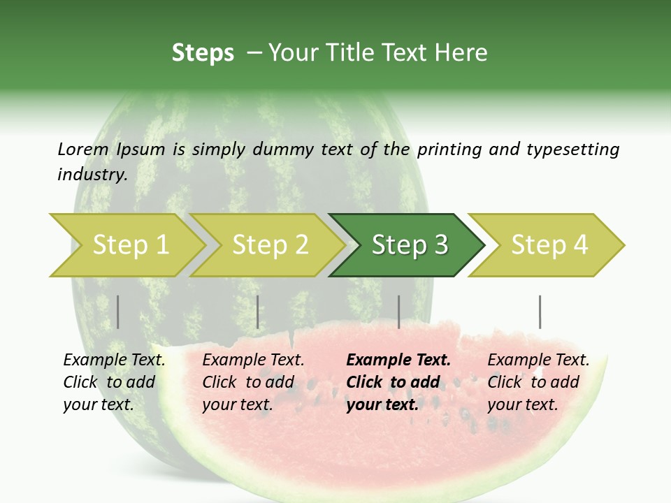 White Healthy Juicy PowerPoint Template
