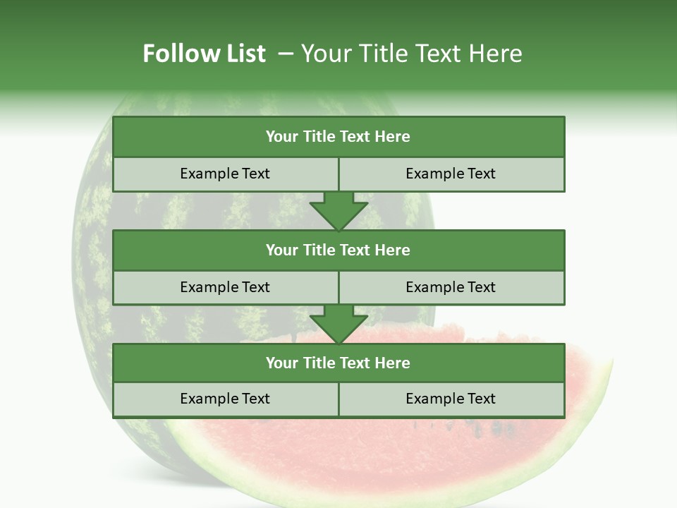 White Healthy Juicy PowerPoint Template
