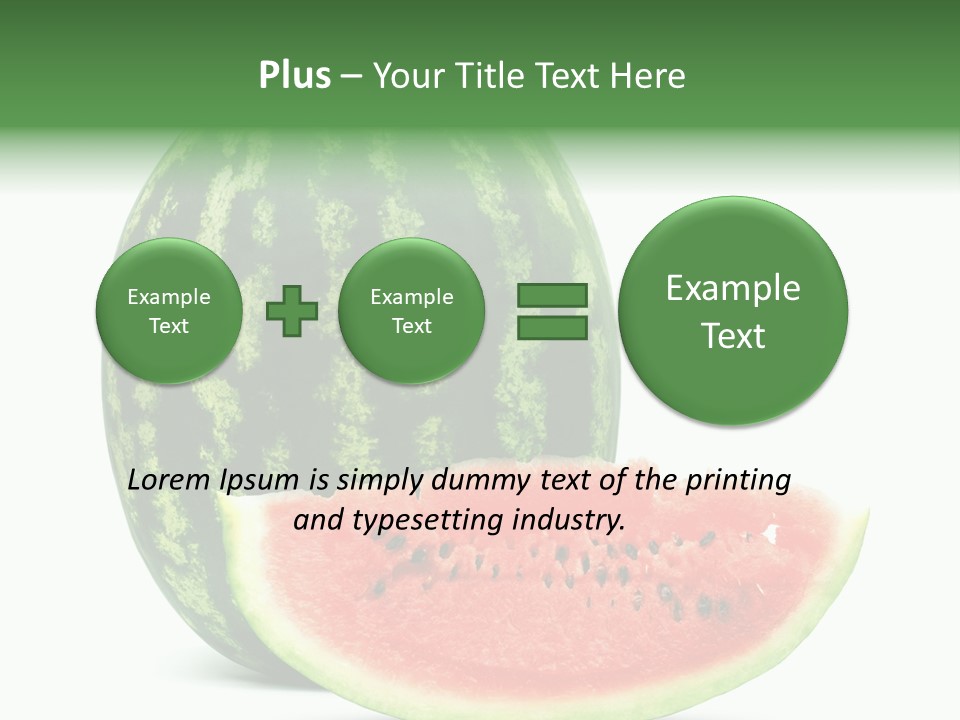 White Healthy Juicy PowerPoint Template