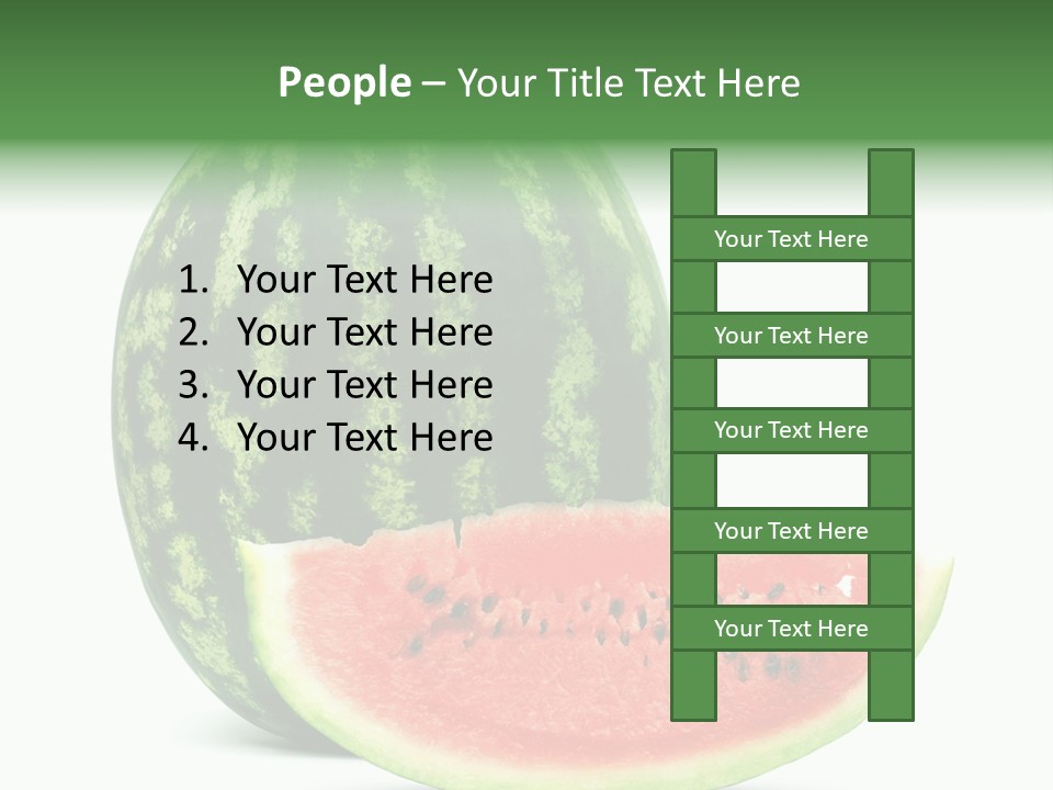 White Healthy Juicy PowerPoint Template