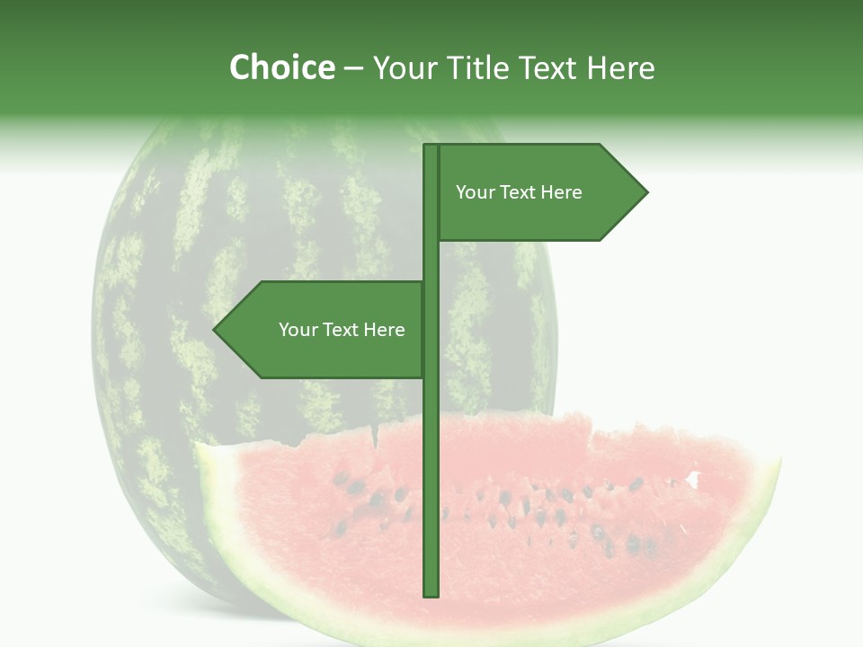 White Healthy Juicy PowerPoint Template