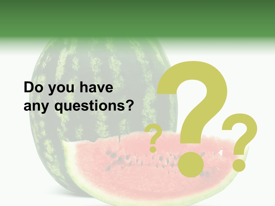 White Healthy Juicy PowerPoint Template