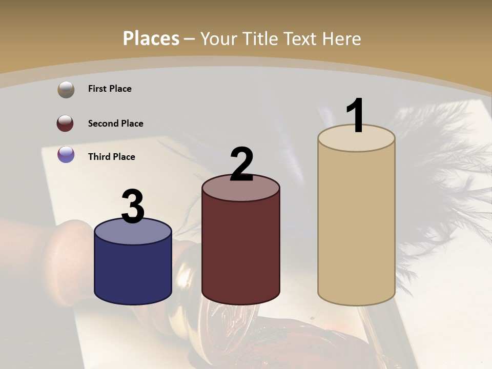 Botany Plantation Gardener PowerPoint Template