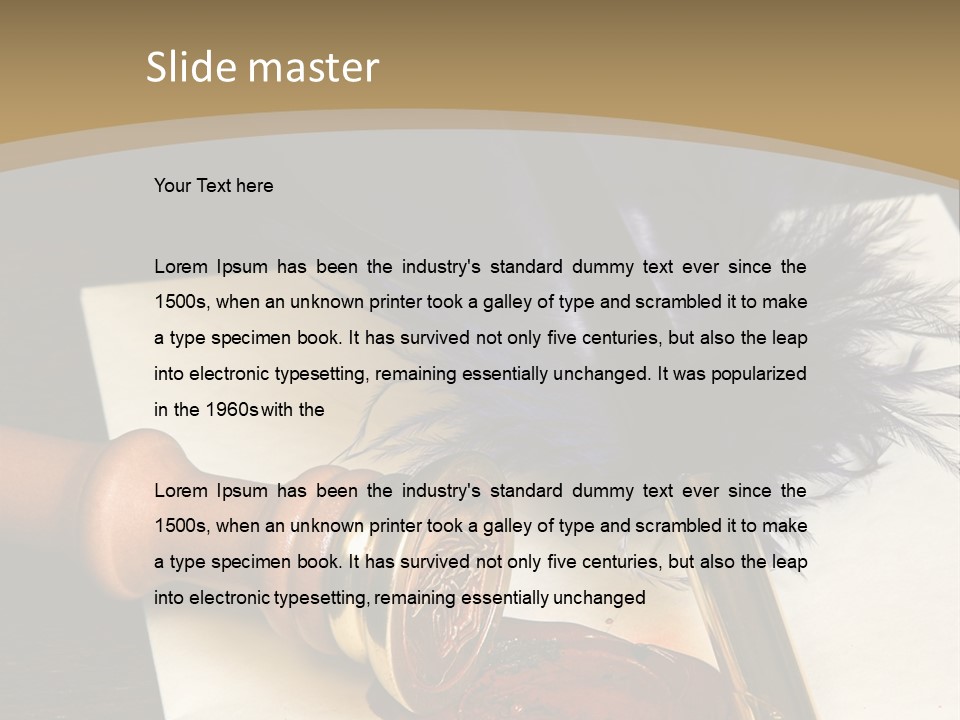 Botany Plantation Gardener PowerPoint Template