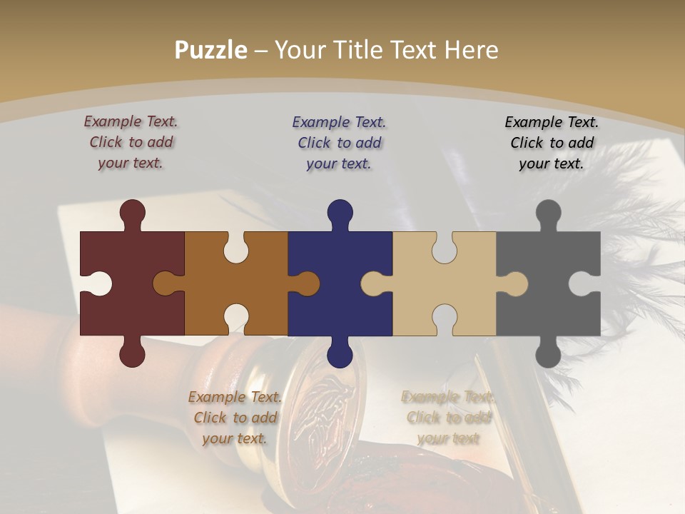 Botany Plantation Gardener PowerPoint Template