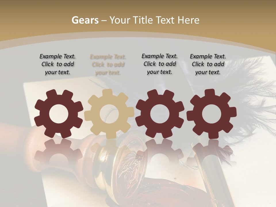 Botany Plantation Gardener PowerPoint Template