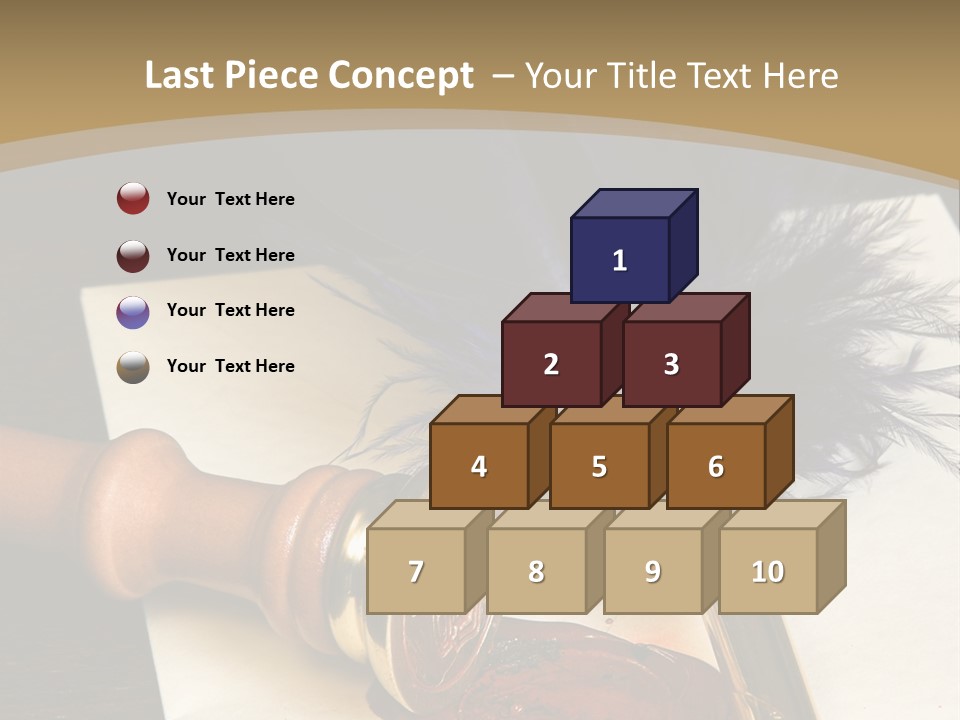 Botany Plantation Gardener PowerPoint Template