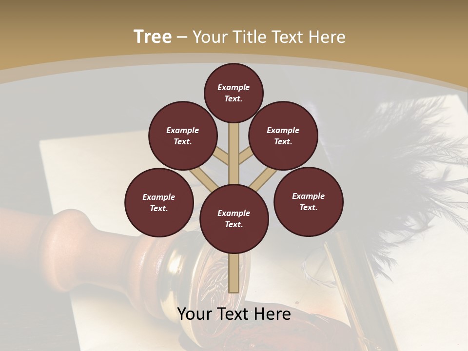 Botany Plantation Gardener PowerPoint Template