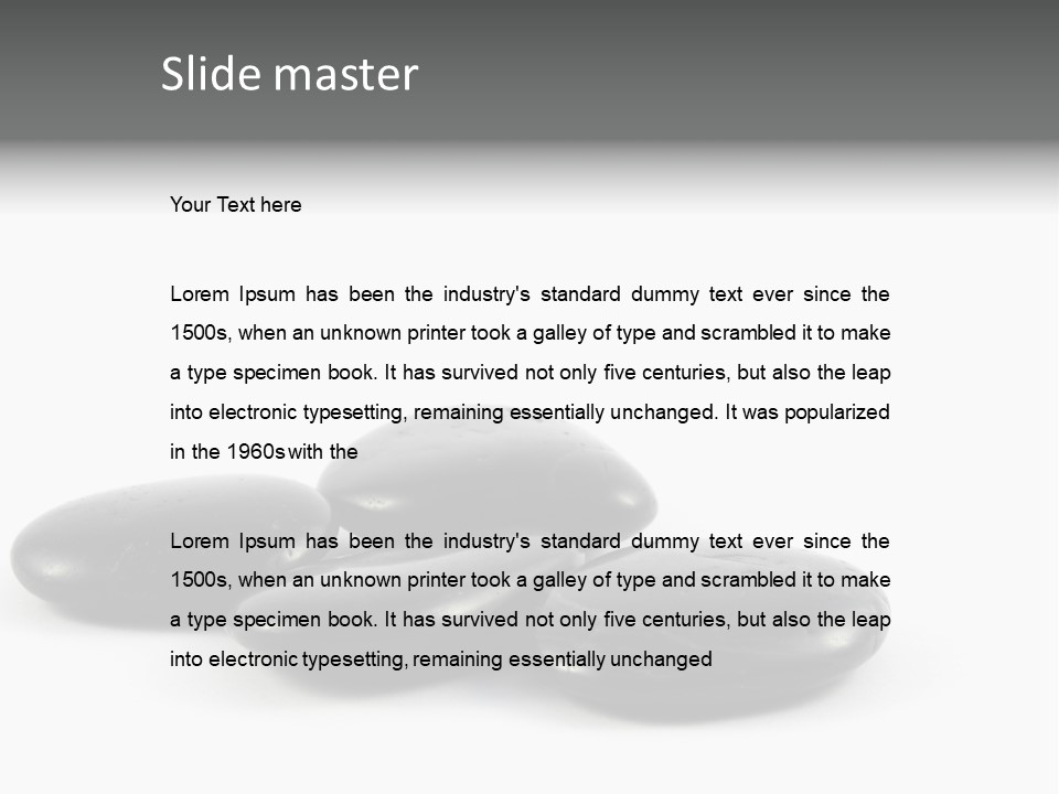 Meditation Aligned Shape PowerPoint Template