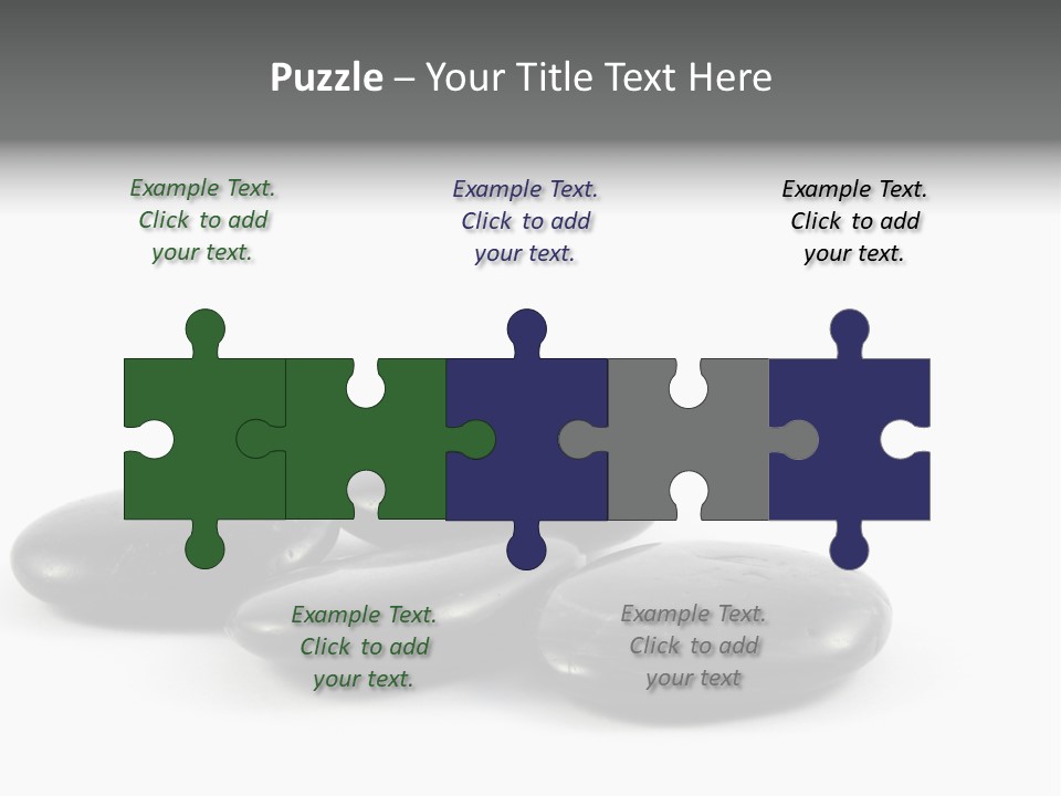 Meditation Aligned Shape PowerPoint Template