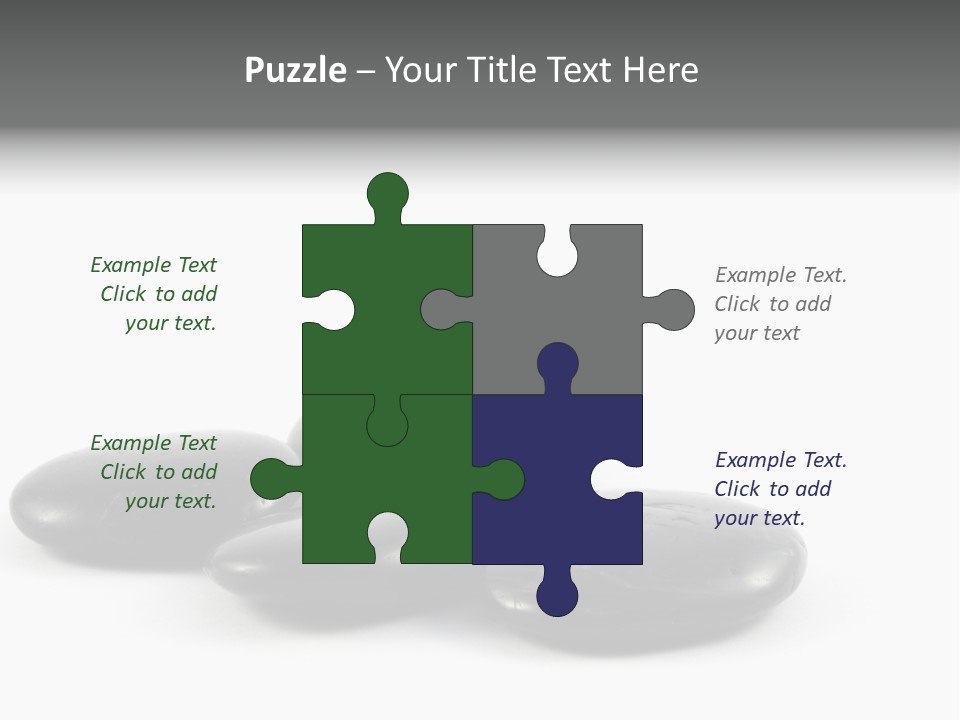 Meditation Aligned Shape PowerPoint Template