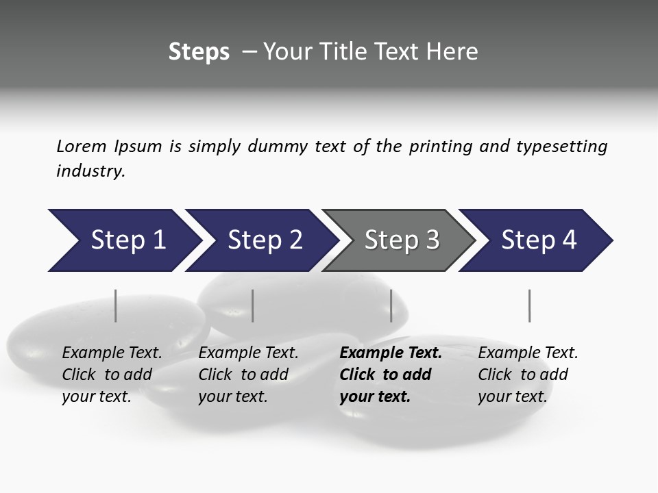 Meditation Aligned Shape PowerPoint Template
