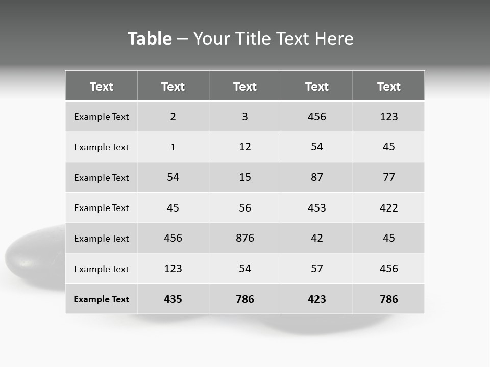 Meditation Aligned Shape PowerPoint Template
