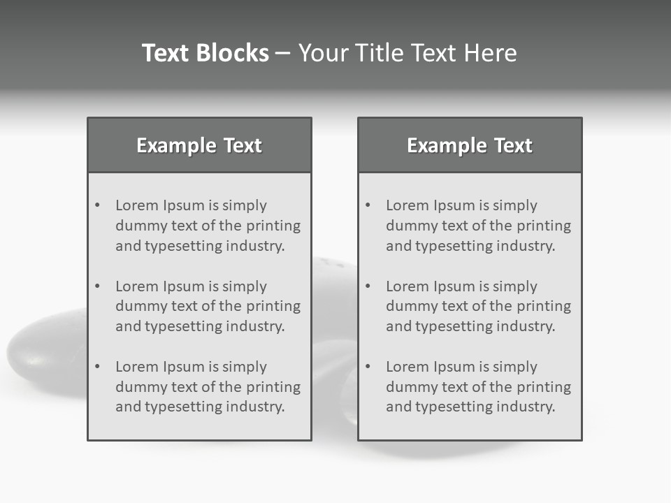 Meditation Aligned Shape PowerPoint Template