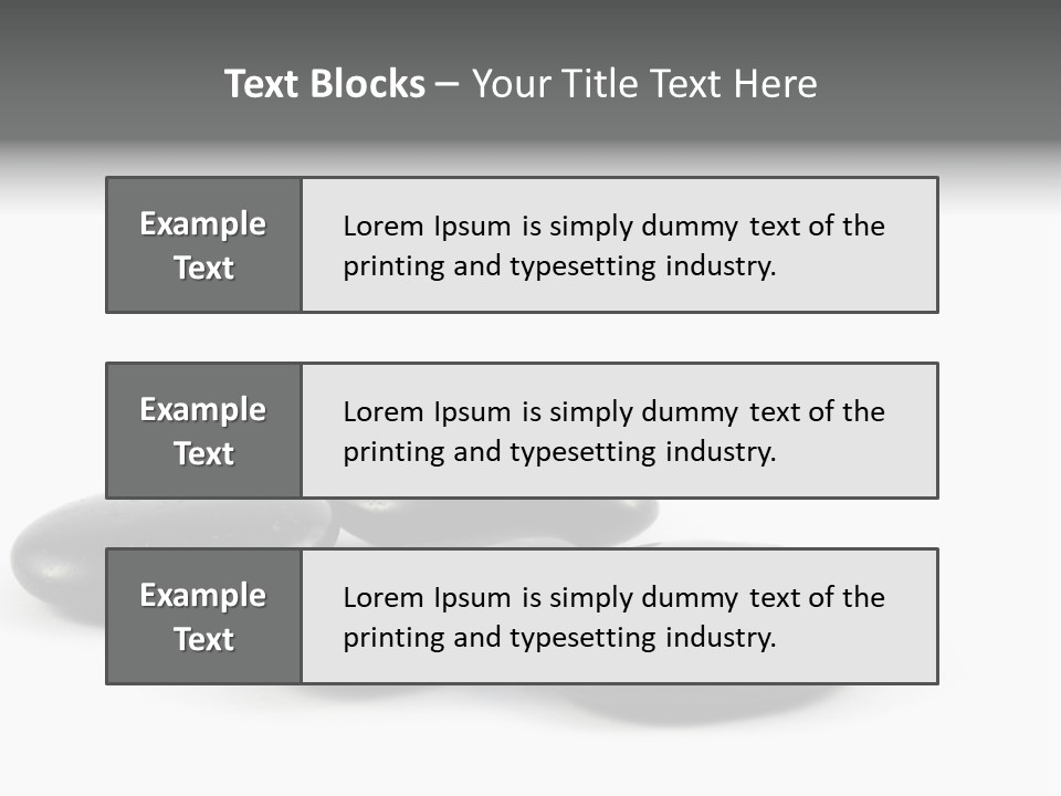 Meditation Aligned Shape PowerPoint Template
