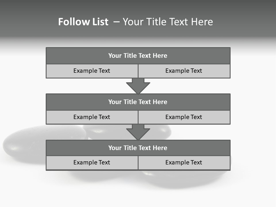 Meditation Aligned Shape PowerPoint Template