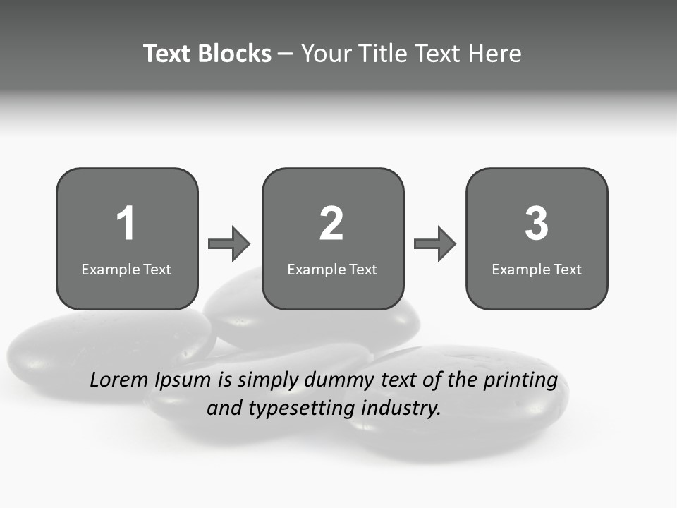 Meditation Aligned Shape PowerPoint Template