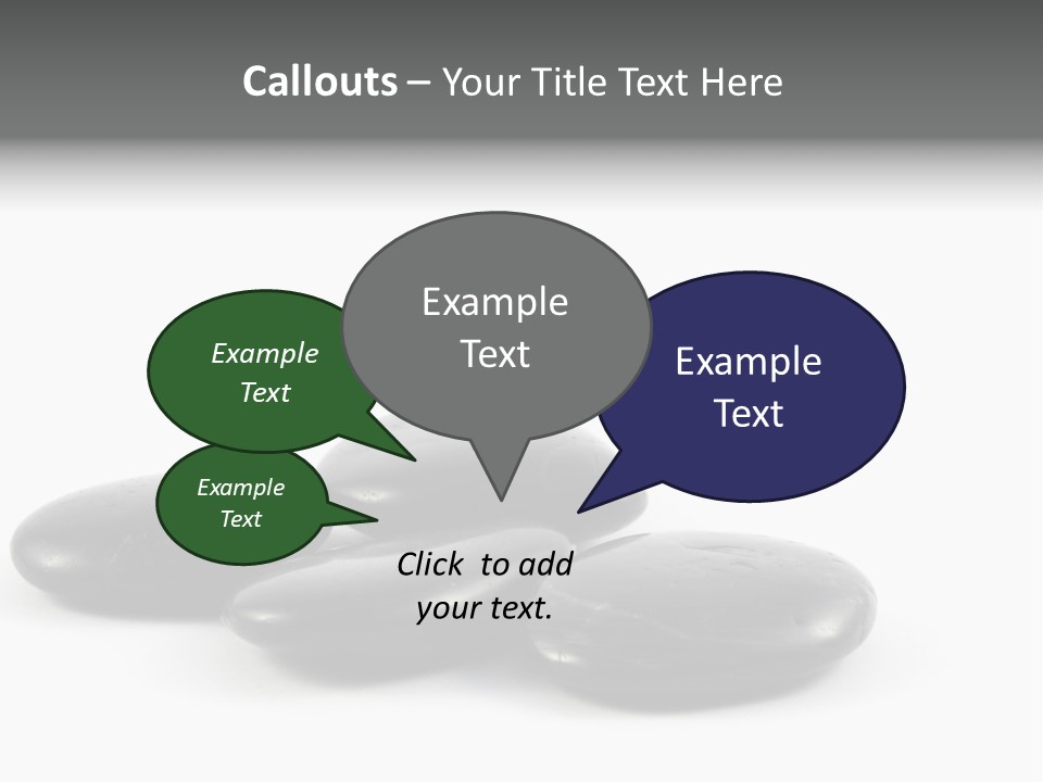 Meditation Aligned Shape PowerPoint Template