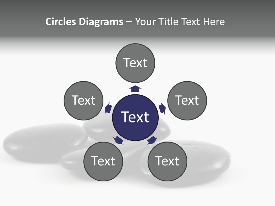 Meditation Aligned Shape PowerPoint Template