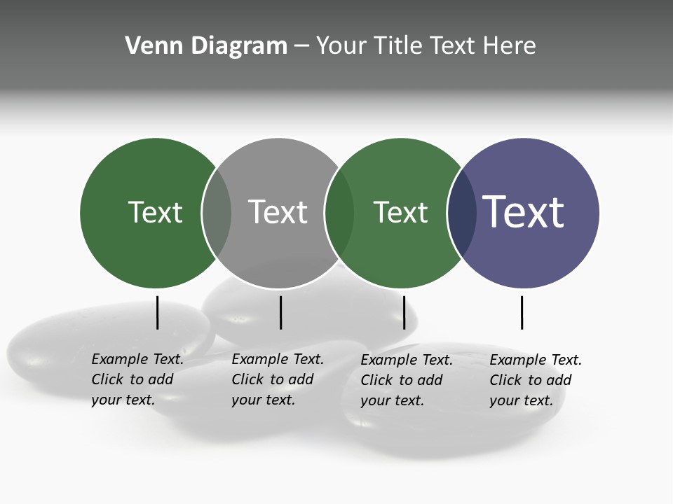 Meditation Aligned Shape PowerPoint Template