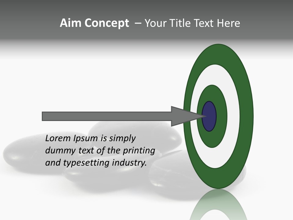 Meditation Aligned Shape PowerPoint Template