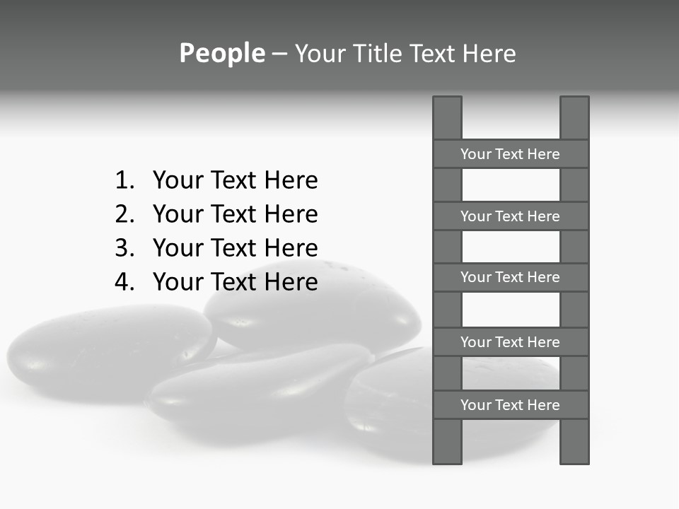 Meditation Aligned Shape PowerPoint Template