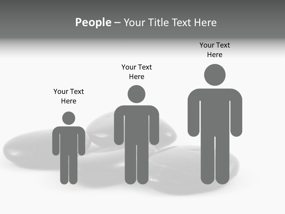 Meditation Aligned Shape PowerPoint Template