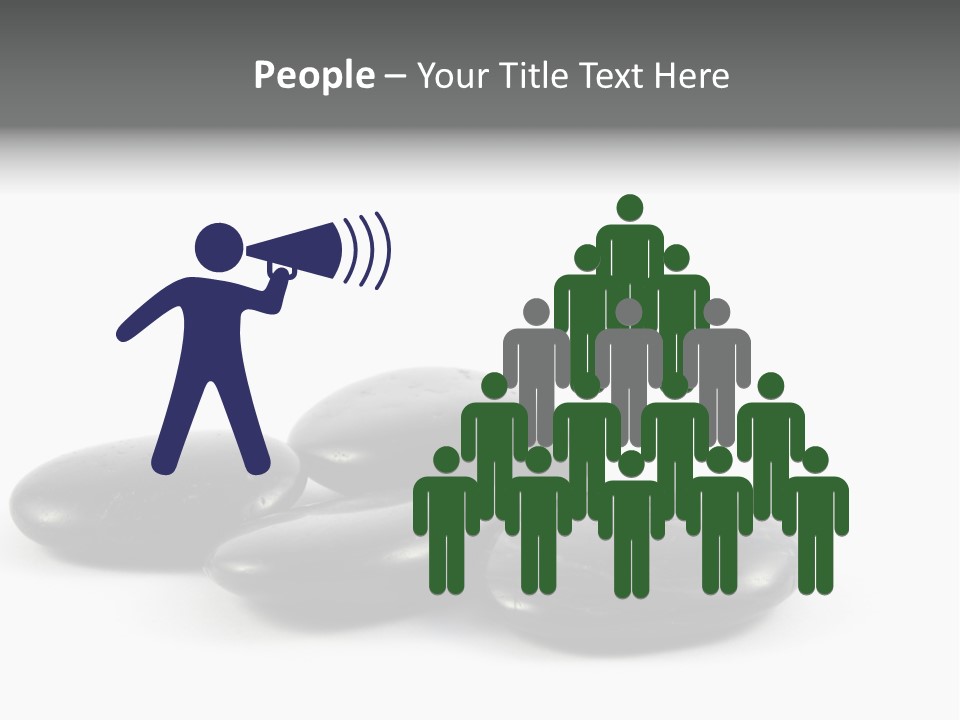 Meditation Aligned Shape PowerPoint Template