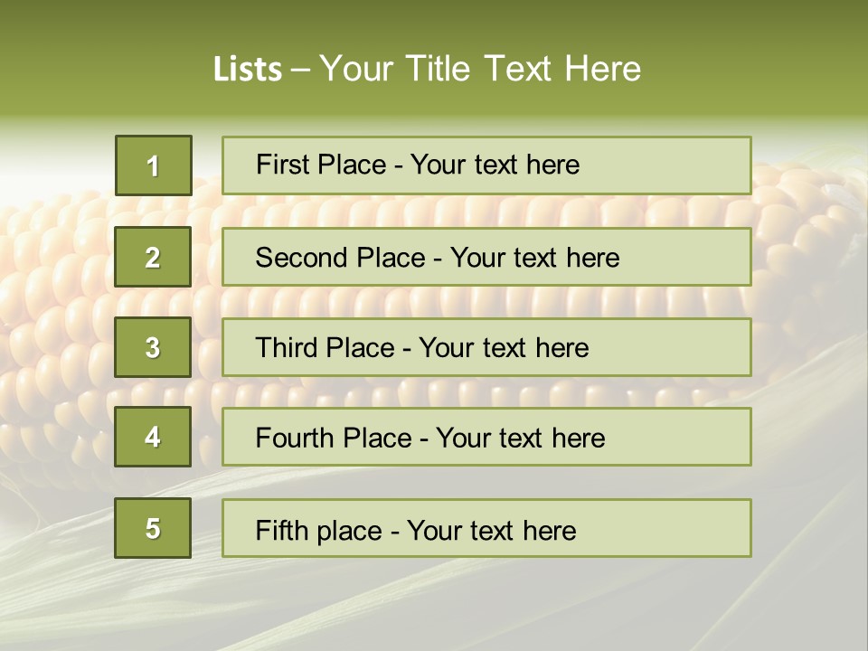 Grain Diet Berry PowerPoint Template