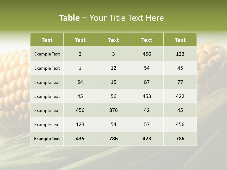 Grain Diet Berry PowerPoint Template