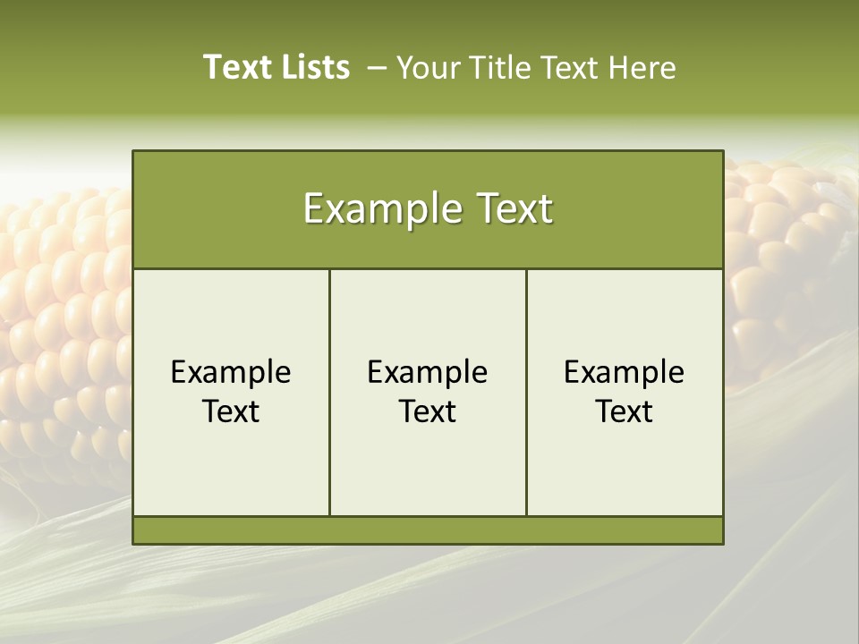 Grain Diet Berry PowerPoint Template