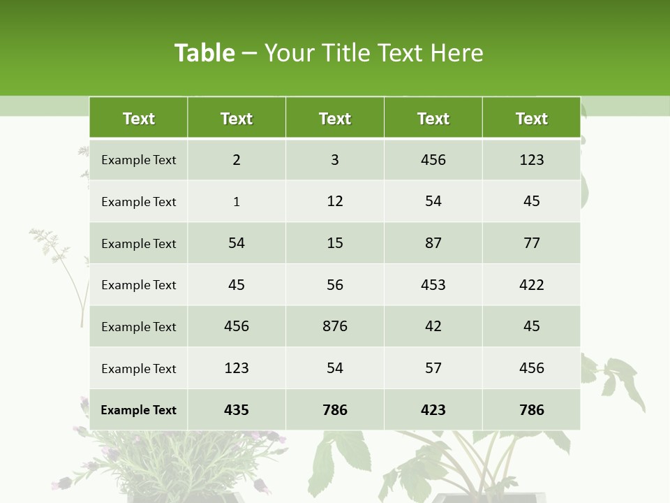 Organic Seasoning Medicinal PowerPoint Template