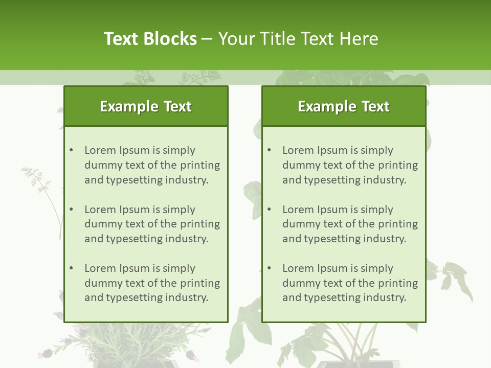 Organic Seasoning Medicinal PowerPoint Template