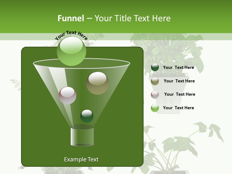 Organic Seasoning Medicinal PowerPoint Template