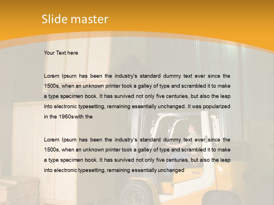 Job Handling Stack PowerPoint Template