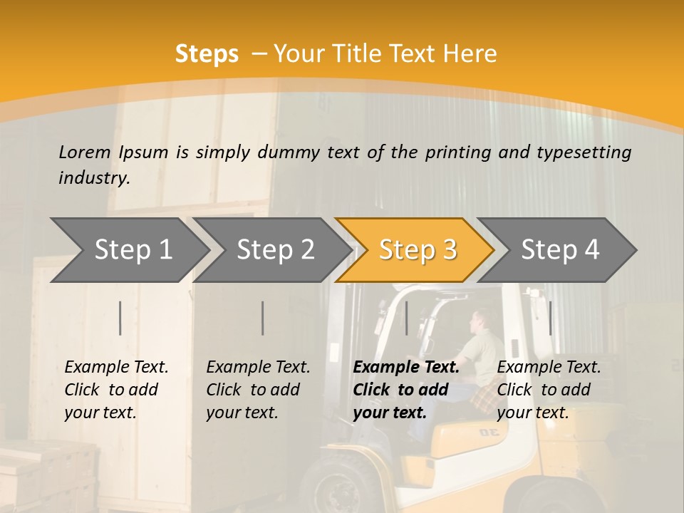 Job Handling Stack PowerPoint Template